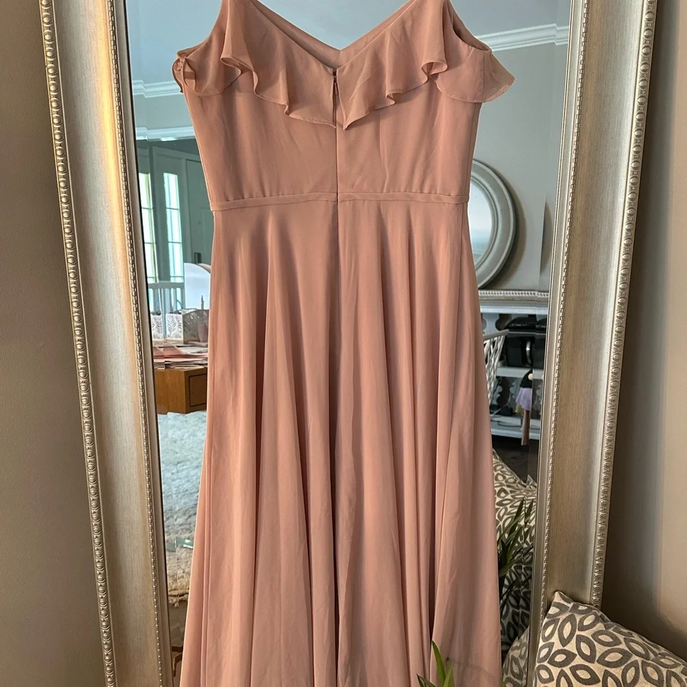 Brand: Levkoff Size 12 chiffon dress - Picture 2 of 9